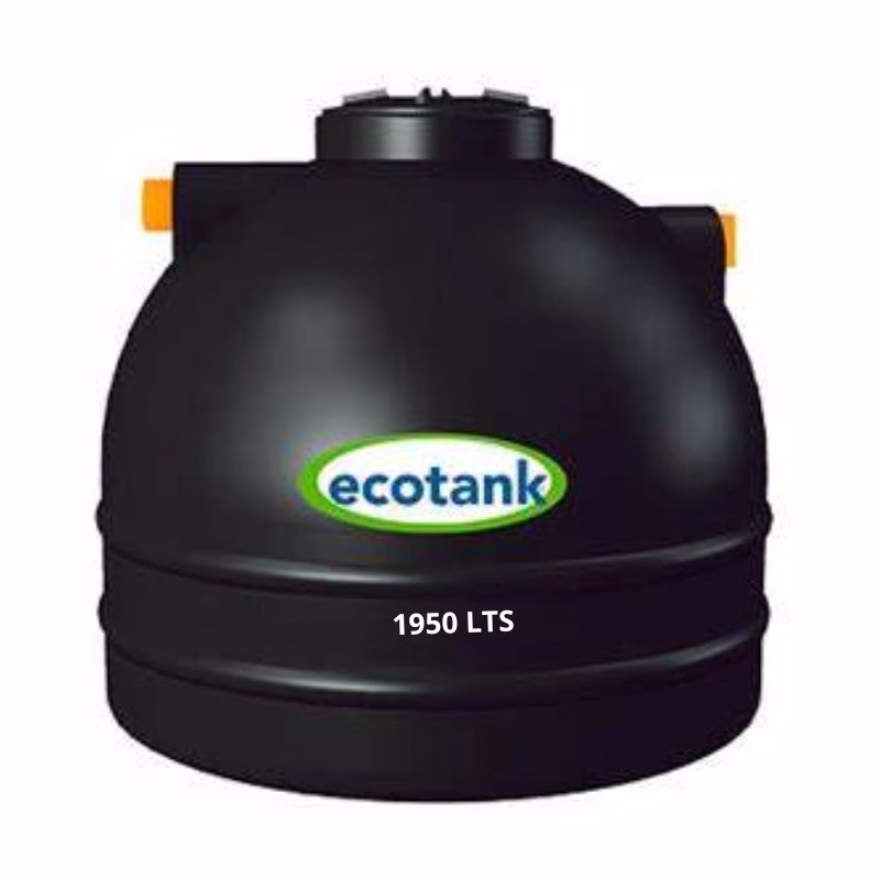 A107 Fosa septica ecotank 1950 lts negro bicapa - Imagen 1