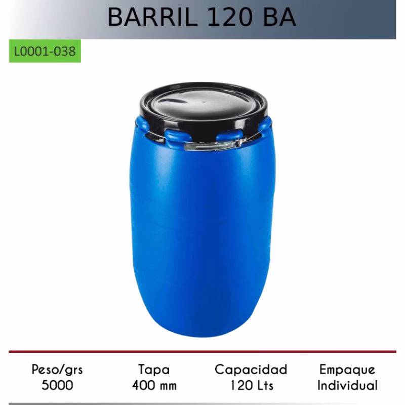 A125 Barril 33 galones con chincha - Imagen 1