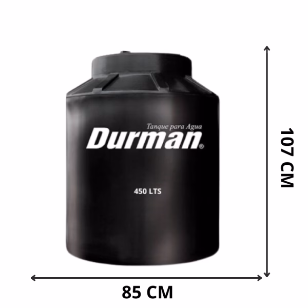 Durman 450 lts negro bicapa - Imagen 1