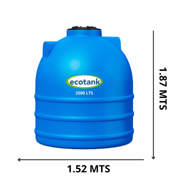 Ecotank 2,500 lts azul tricapa - Imagen 1
