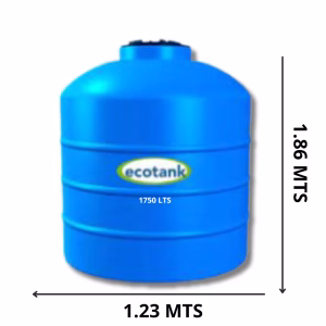 Ecotank 1,750 lts Azul tricapa