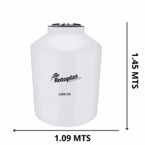 Rotoplas 1100 lts neutro transparente