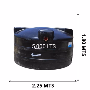 Fosa Septica 5,000 lts color negro