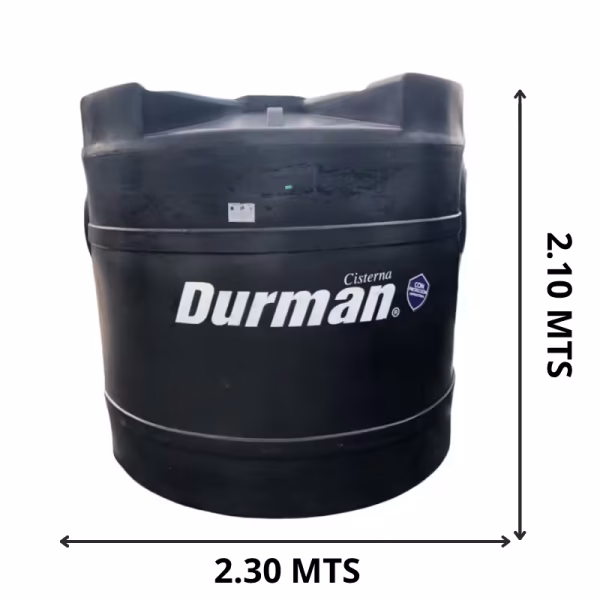 Durman 7500 lts negro bicapa - Imagen 1