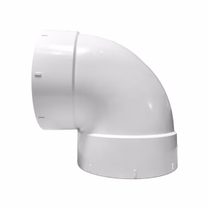 Codo PVC corto de sanitario 4 PUL