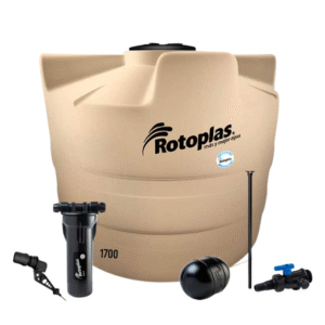 Rotoplas 1700 lts beis tricapa